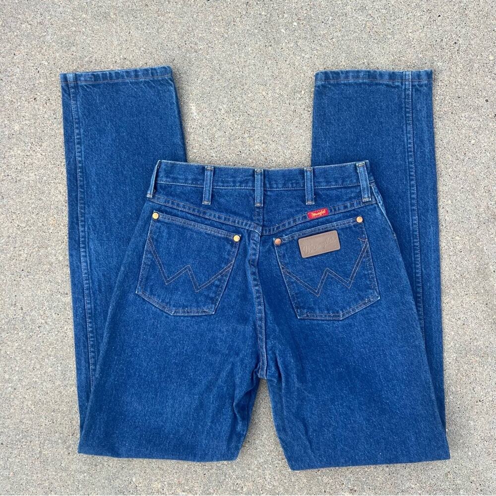 Vintage 90s Wrangler 14MWZG high waist cowgirl wedgie jeans 9x34
